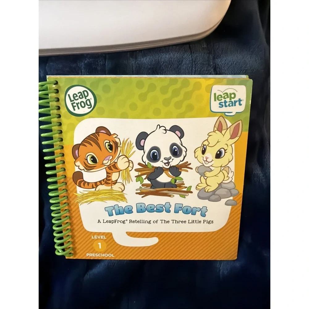 Leap Start Learning System With 4 Books Lot Works Preschool Fort Duck Carson ABC